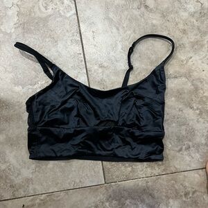 Target black boneless peep-hole lounge bra